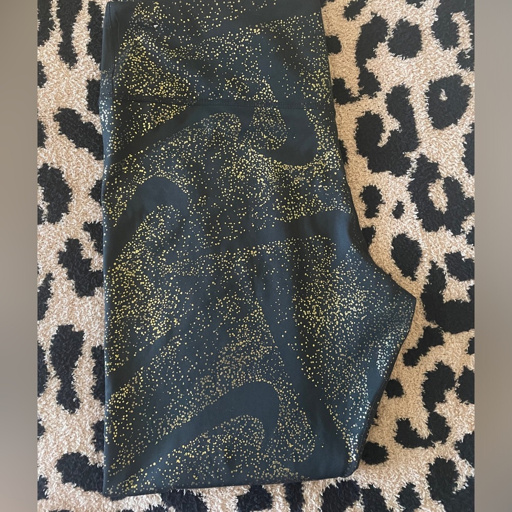 Nike gold glitter leggings